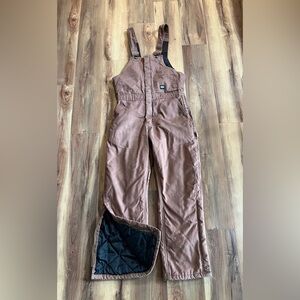 Key Outerwear Mens Size Medium Tall Insulated Lined Duck Bib Overall